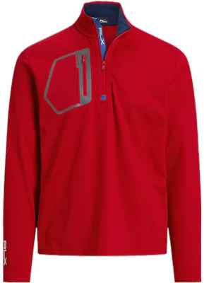 拉夫勞倫紅色半拉鍊高領徽標印圖案休閒運動衫 MNXGKNI16820151-620 Buy 拉夫勞倫紅色半拉鍊高領徽標印圖案休閒運動衫 MNXGKNI16820151-620