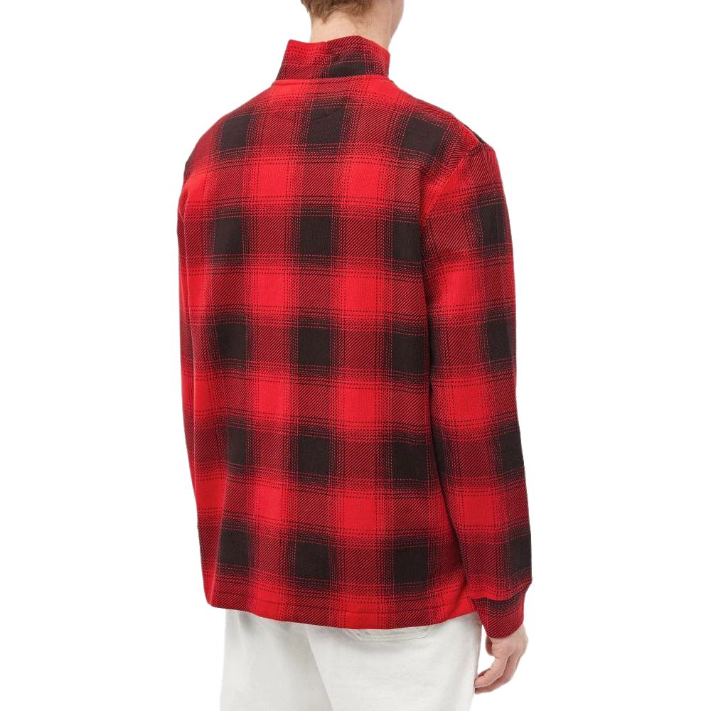 Ralph Lauren Red Plaid Embroidered Pony Casual Long-Sleeve Sweatshirt 710929580-001 圖 4
