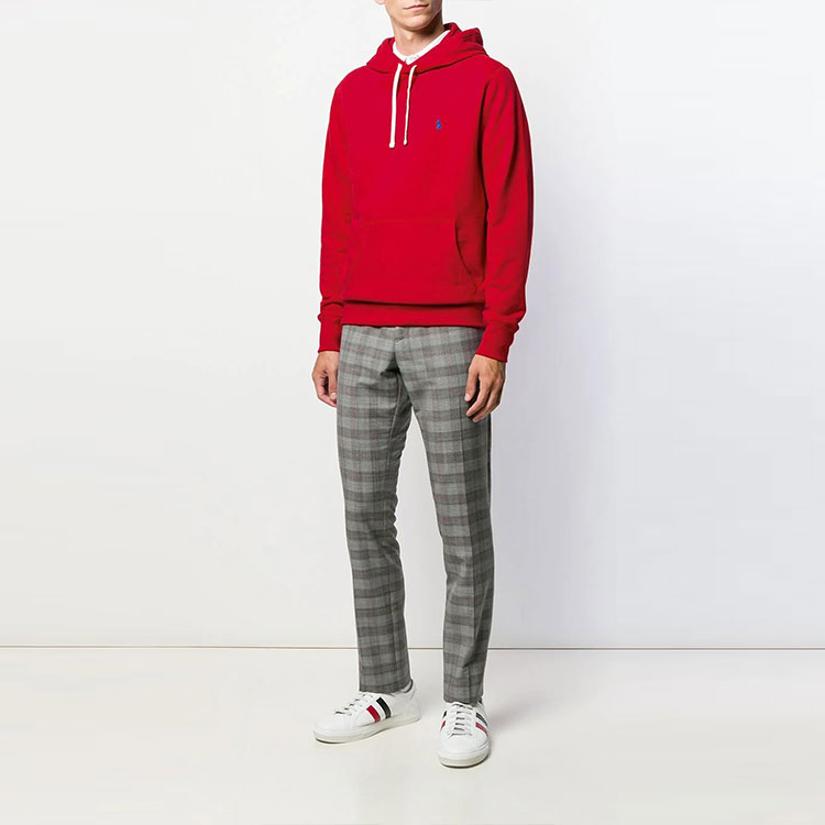 Ralph Lauren Red Pullover Sweatshirt with Logo Embroidery for Men 710766778-002 圖 3