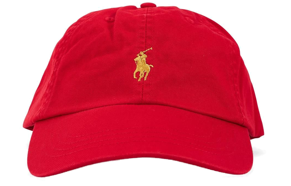 Ralph Lauren Red Sunshade Baseball Cap Stylish Design 710892530001
