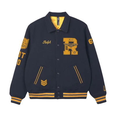 Ralph Lauren Reversible Logo Long Sleeve Jacket Navy Blue MNPOOTW16021322-999