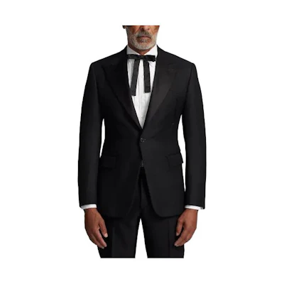 Ralph Lauren Single-Breasted Solid Long Sleeve Jacket Black MNRRSPC27620062