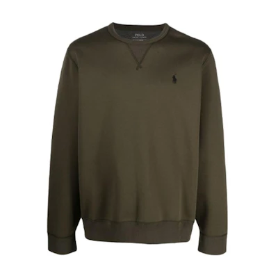 Ralph Lauren Small Logo Oversized Green Sweatshirt for Men 710675313-028
