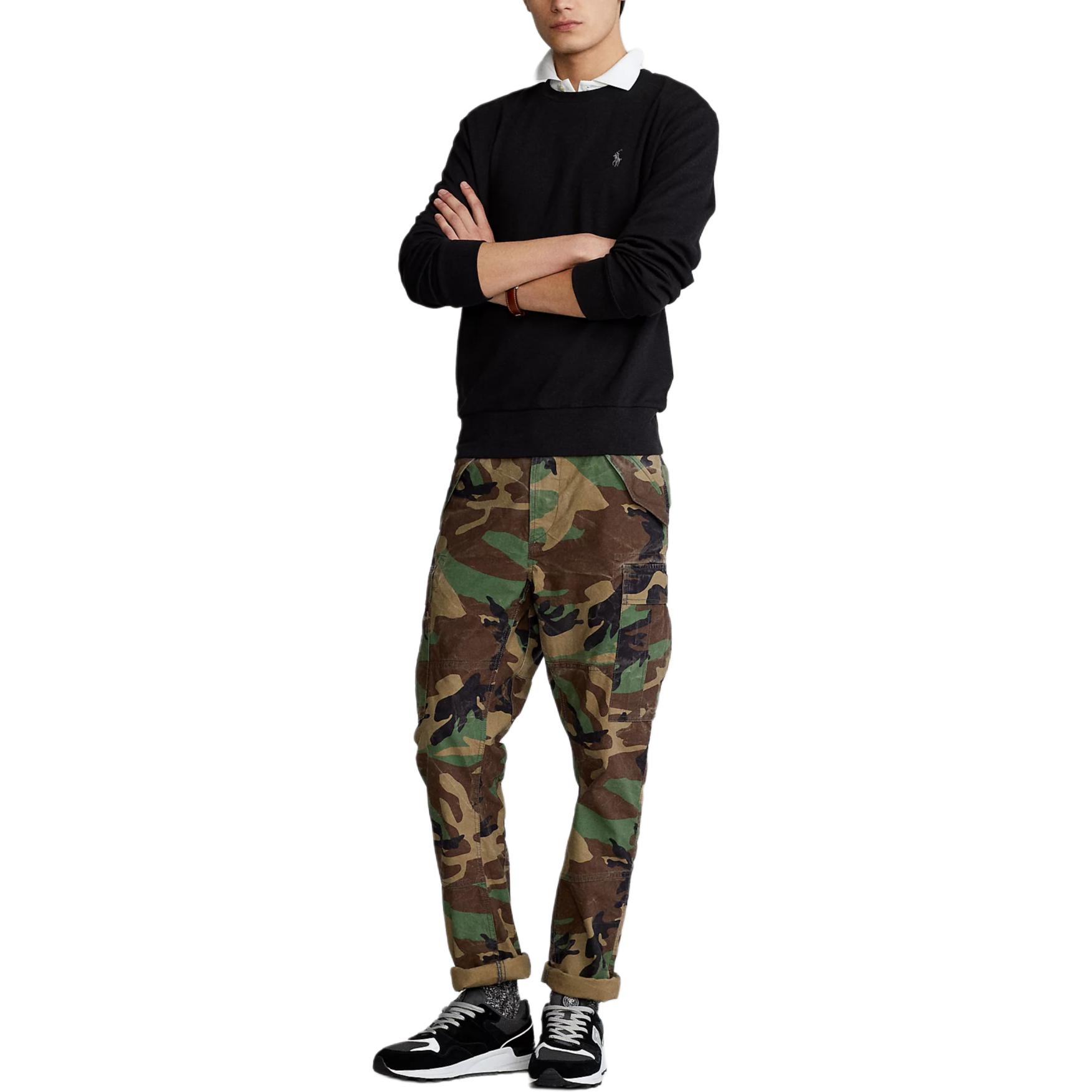 Ralph Lauren Small Pony Logo Crewneck Black Sweatshirt Long Sleeve 710680921-022 圖 3