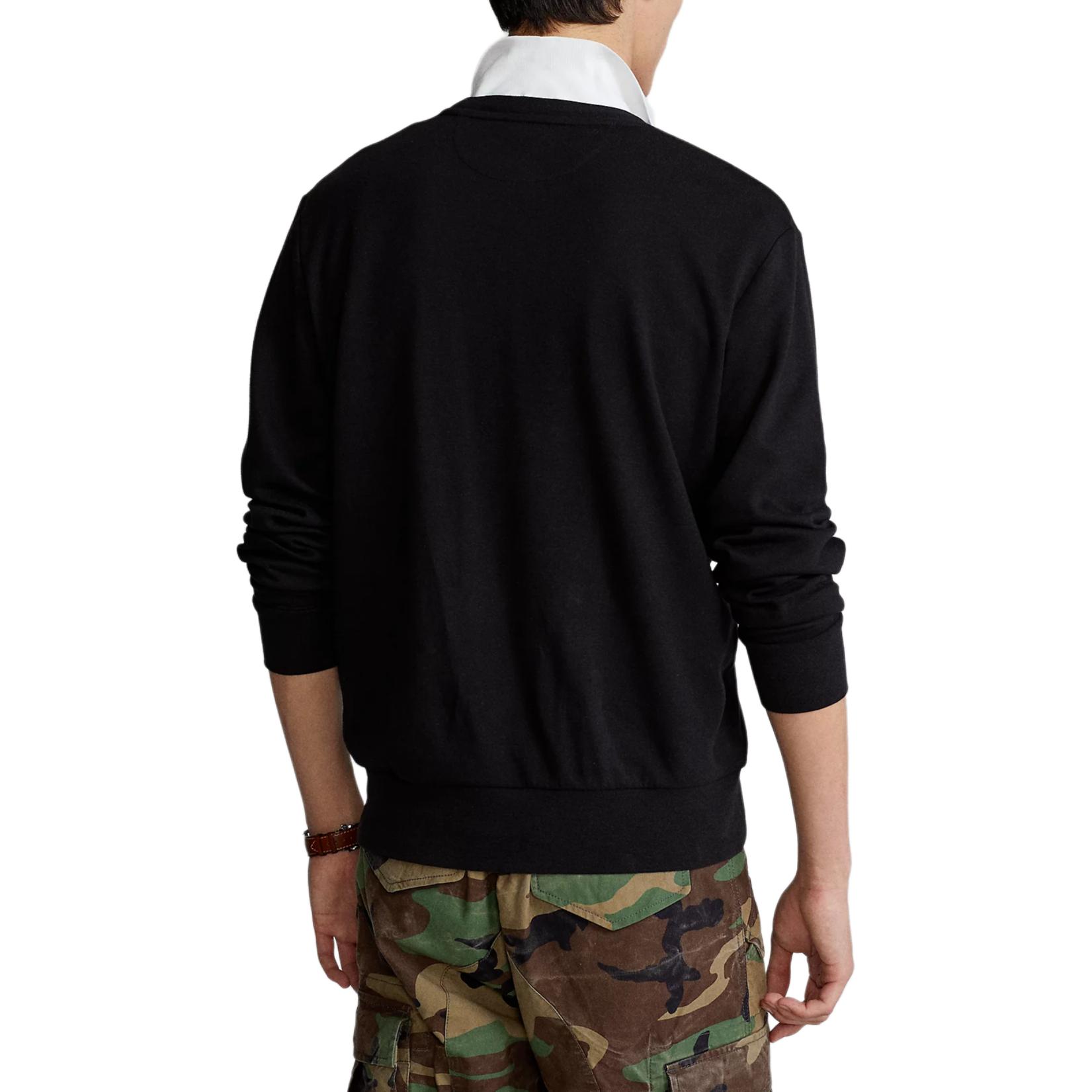 Ralph Lauren Small Pony Logo Crewneck Black Sweatshirt Long Sleeve 710680921-022 圖 5