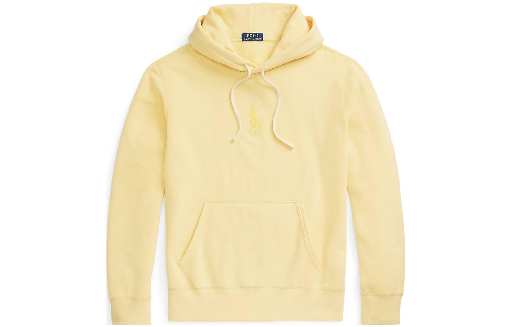 Ralph Lauren Solid Color Casual Sweatshirt Men’s Light Yellow MNPOKNI16822912-700