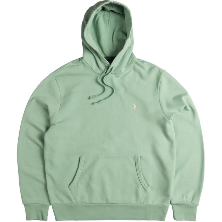 Ralph Lauren Solid Color Embroidered Pony Hoodie Men’s Celadon Green 710916690-012