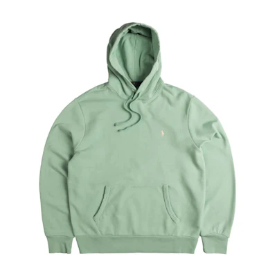 Ralph Lauren Solid Color Embroidered Pony Hoodie Men’s Celadon Green 710916690-012