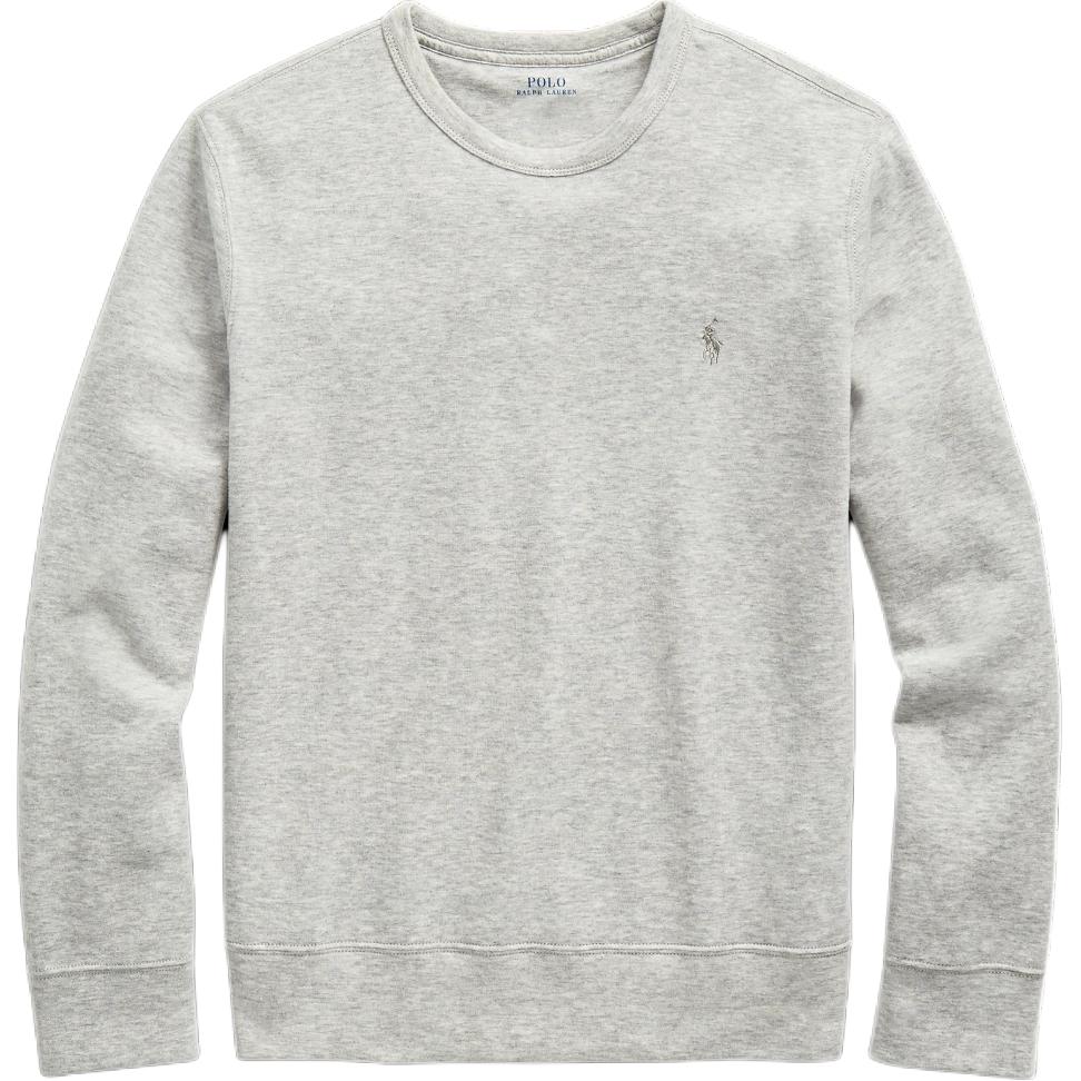 Ralph Lauren Solid Color Embroidered Pony Logo Crewneck Sweatshirt Grey MNPOKNI16821237-020