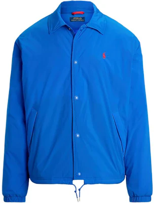 Chaqueta Azul Ralph Lauren Polo Color Sólido con Botones y Cuello Tipo Polo 100050134 Buy Chaqueta Azul Ralph Lauren Polo Color Sólido con Botones y Cuello Tipo Polo 100050134
