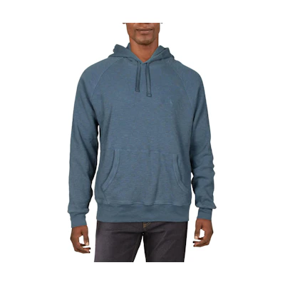 Ralph Lauren Solid Color Pullover Hoodie Long Sleeve Blue 710900853-002