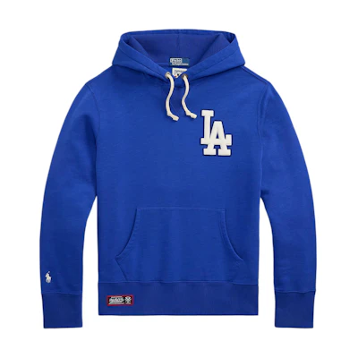 Ralph Lauren Solid Color Pullover Hoodie Unisex Blue Long Sleeve 710967902-001