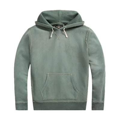 Ralph Lauren Solid Color Slim Fit Hoodie Men’s Green Long Sleeve MNRRKNI16820164-300