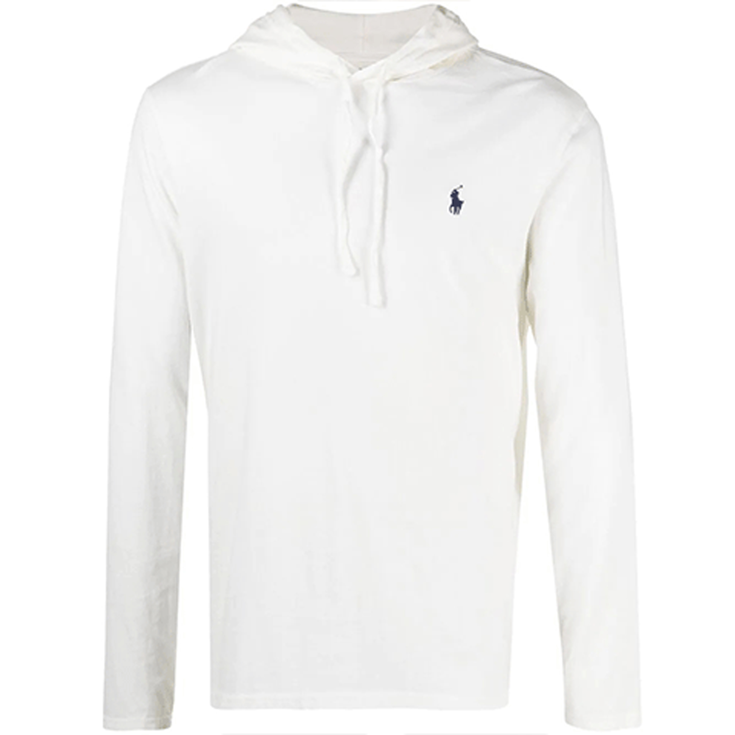 Ralph Lauren Solid Color Slim Fit Hoodie White 710652669-021