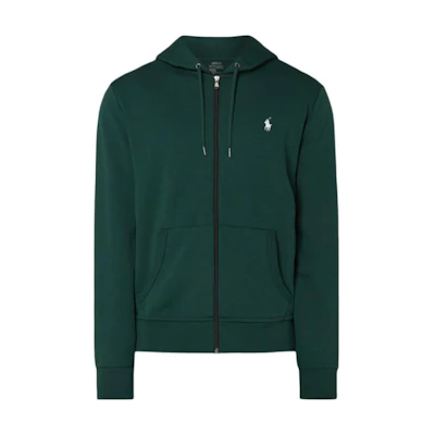 Ralph Lauren Solid Color Zip-Up Hoodie Green Long Sleeve 710881517-034