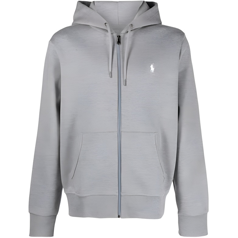 Ralph Lauren Solid Color Zip-Up Hoodie Jacket Men’s Grey 710881517-031