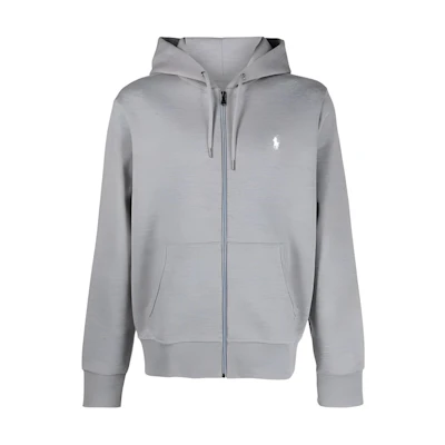 Ralph Lauren Solid Color Zip-Up Hoodie Jacket Men’s Grey 710881517-031