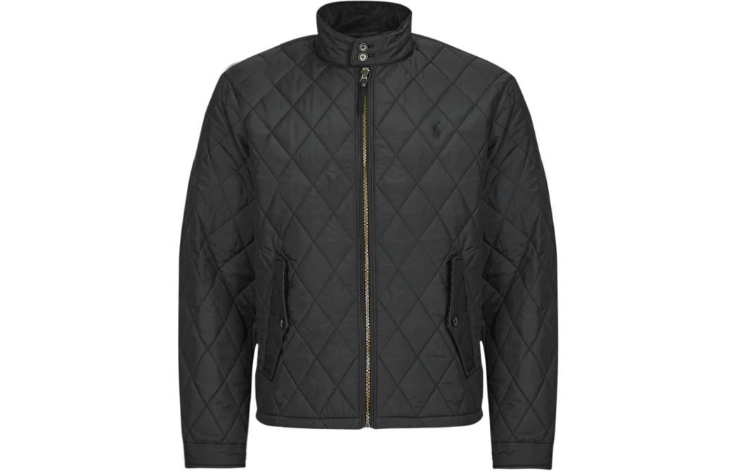 Ralph Lauren Solid Color Zip-Up Jacket Black 710911798-002