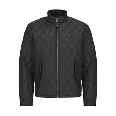 Ralph Lauren Solid Color Zip-Up Jacket Black 710911798-002