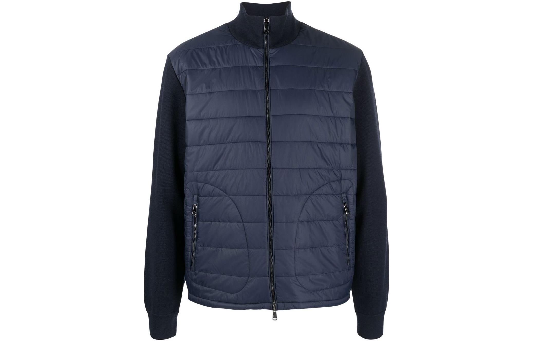 Ralph Lauren Solid Color Zip-Up Jacket Slim Fit Long Sleeve - Blue 790714515-002