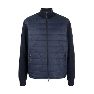 Ralph Lauren Solid Color Zip-Up Jacket Slim Fit Long Sleeve - Blue 790714515-002