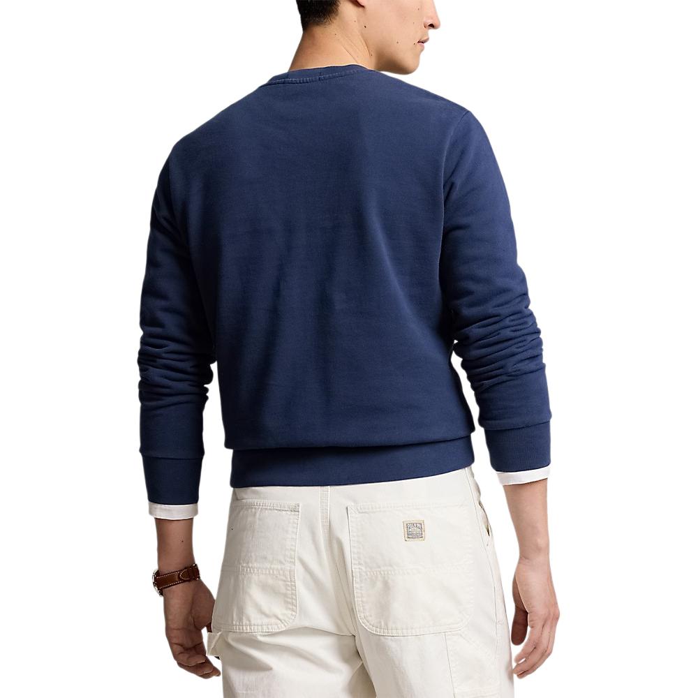 Ralph Lauren Solid Crewneck Long Sleeve Sweatshirt - Blue 710916689-017 圖 5