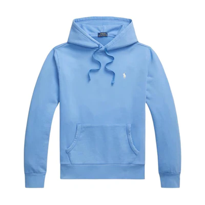 Ralph Lauren Solid Embroidered Logo Hoodie Blue ( Long Sleeve) MNPOKNI16823450-400