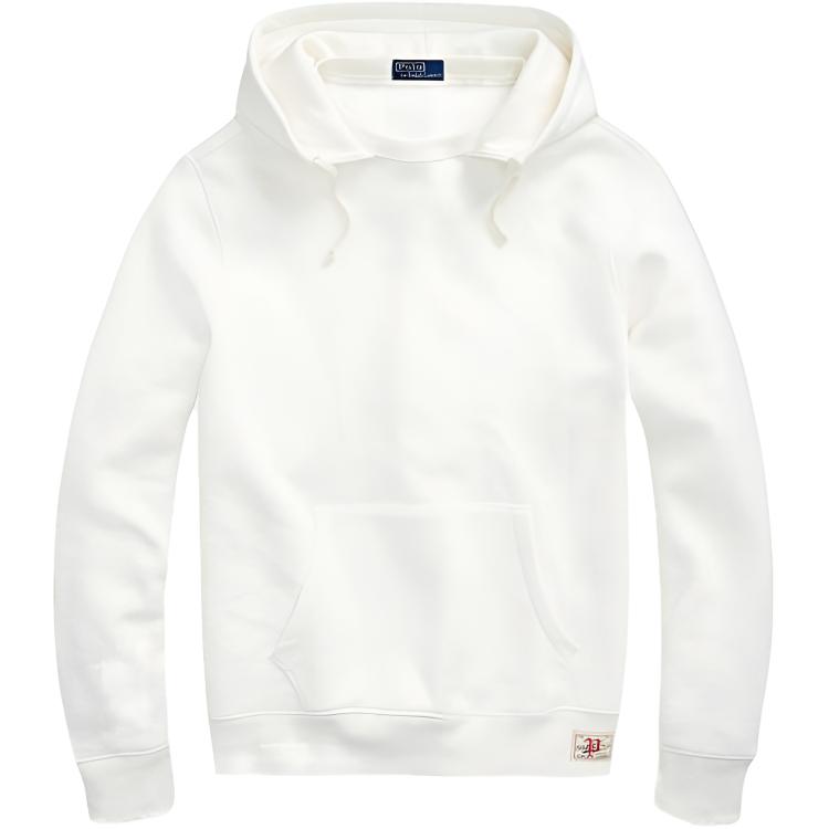 Ralph Lauren Solid Fleece Hoodie White MNPOKNI16821623-白色