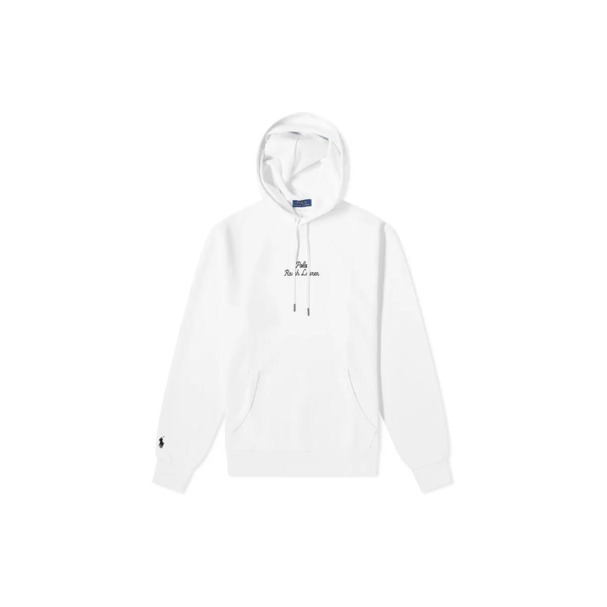 Ralph Lauren Solid Letter Hoodie White 710936586-003