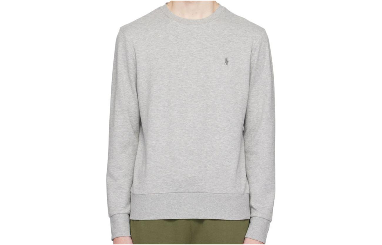 Order Ralph Lauren Solid Logo Crewneck Sweatshirt Bordir 710680921-014
