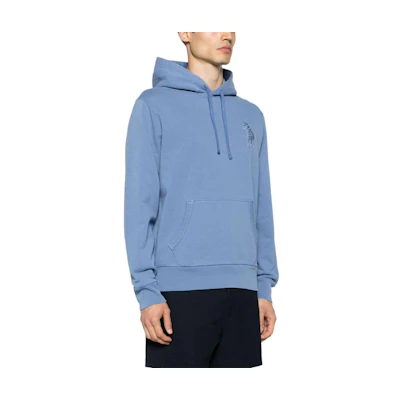 Ralph Lauren Solid Logo Embroidered Hoodie - Imperial Blue 710936510-001