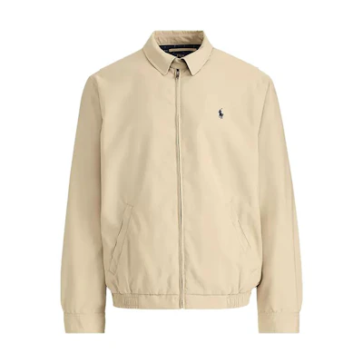 Ralph Lauren Solid Logo Embroidered Long Sleeve Oversized Jacket Khaki (Men) 711548506-002
