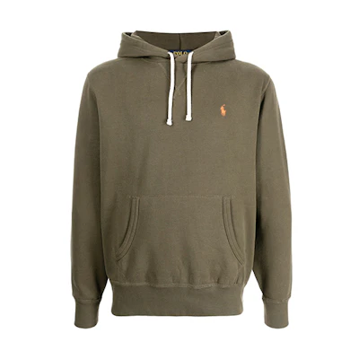 Ralph Lauren Solid Logo Embroidered Pullover Sweatshirt Army Green 710766778-045