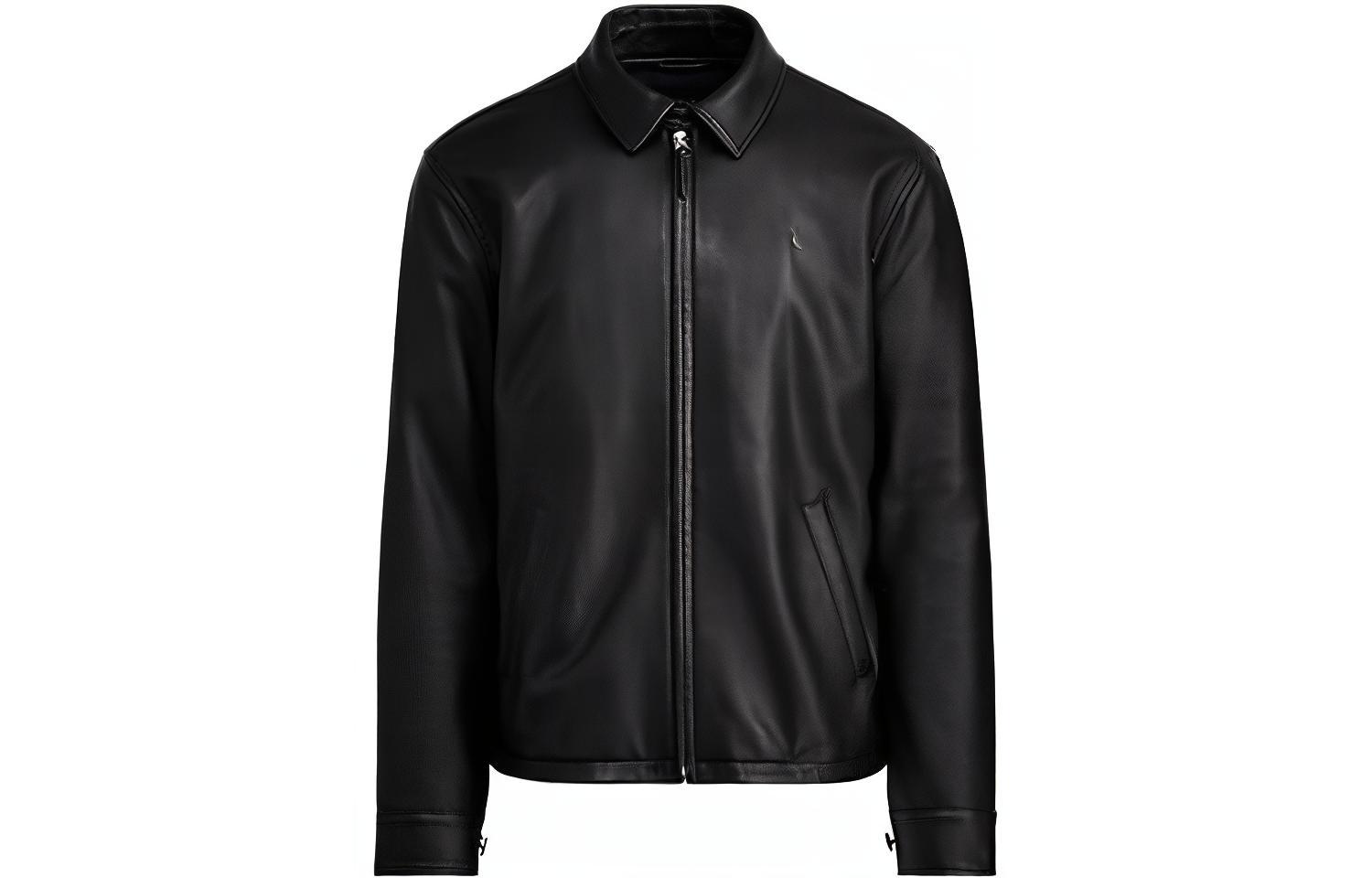 Ralph Lauren Solid Logo Embroidered Zip-Up Jacket Black ( Long Sleeve) MNPOOTW16020130001