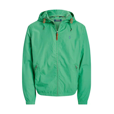 Ralph Lauren Solid Logo Embroidered Zip Hoodie Jacket Green MNPOOTW16021090-300