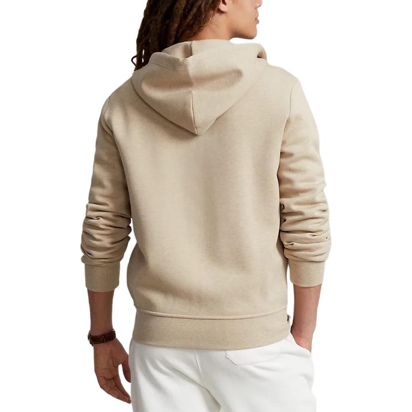 Ralph Lauren Solid Logo Embroidered Zip Hoodie Khaki 710883329-023 圖 4