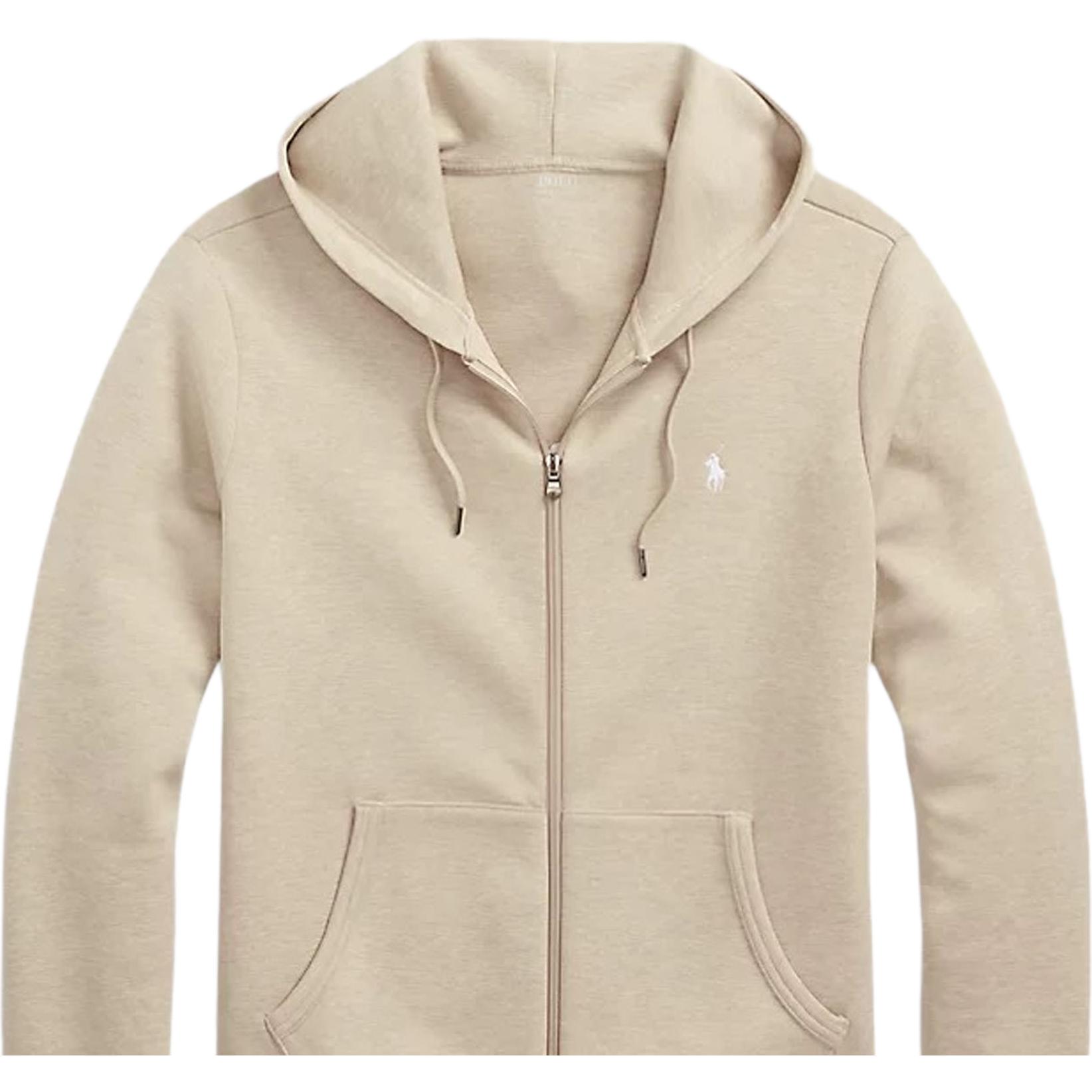 Ralph Lauren Solid Logo Embroidered Zip Hoodie Khaki 710883329-023 圖 5