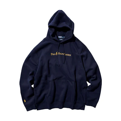 Ralph Lauren Solid Logo Print Pullover Sweatshirt Deep Navy Blue 710880517-001