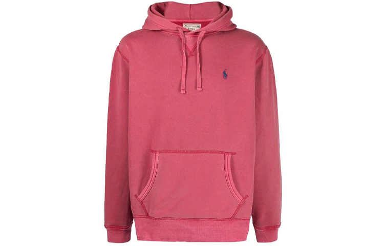 Ralph Lauren Solid Logo Pullover Hoodie Red 710793020-022