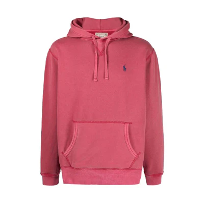 Ralph Lauren Solid Logo Pullover Hoodie Red 710793020-022
