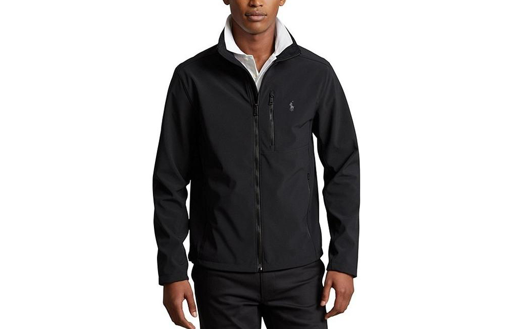 Ralph Lauren Solid Pony Embroidered Casual Jacket Black 515303374-BLACK