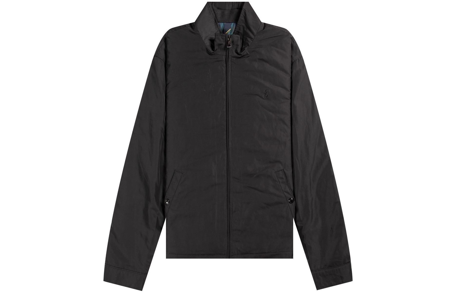 Ralph Lauren Solid Pony Embroidered Waterproof Jacket Men’s Black 710813418-001