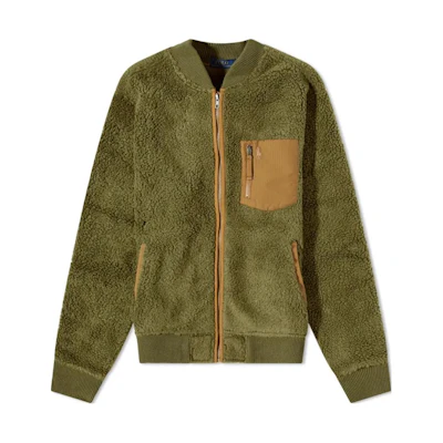 Ralph Lauren Solid Quarter-Zip Pullover Jacket Green 710891049-003