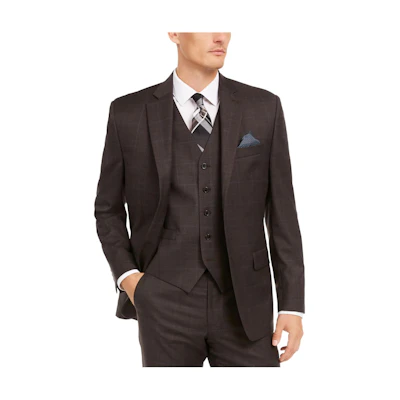 Ralph Lauren Solid Single-Breasted Slim-Fit Jacket Brown 883498601-238