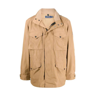 Ralph Lauren Solid Turtleneck Zip-Up Jacket Orange 710857268-003