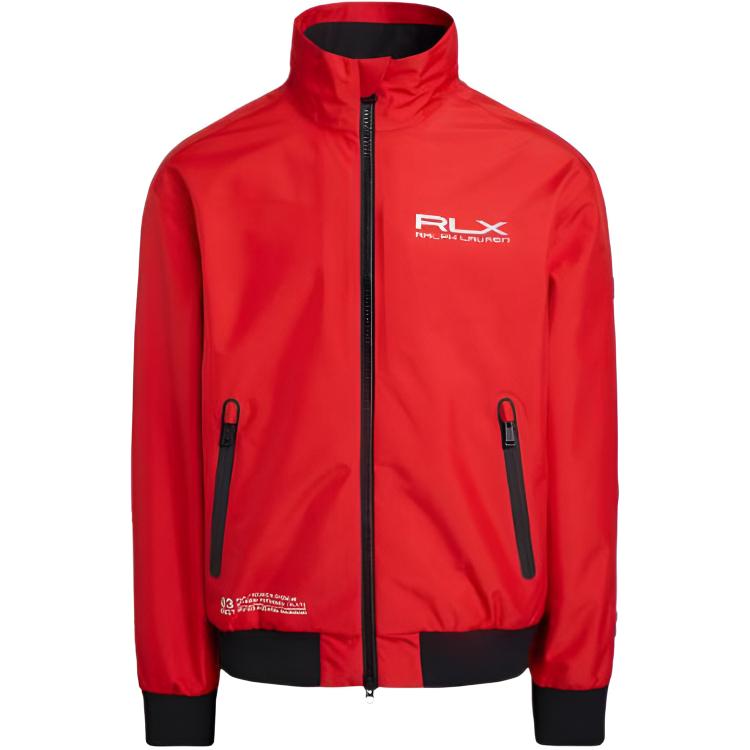 Ralph Lauren Solid Waterproof Zip-Up Jacket Red - Long Sleeve MNRXOTW16020080-600
