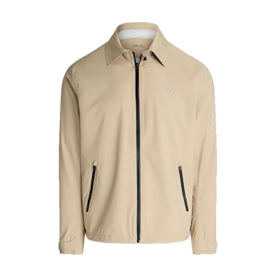 Ralph Lauren Solid Zip-Up Collar Long-Sleeve Jacket Khaki - Outerwear MNXGOTW16020091-250