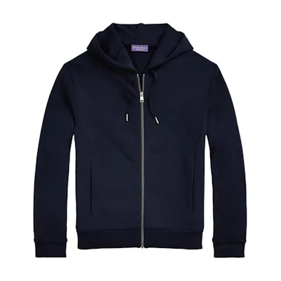 Ralph Lauren Solid Zip-Up Hoodie Jacket Men’s Blue 790943443-001