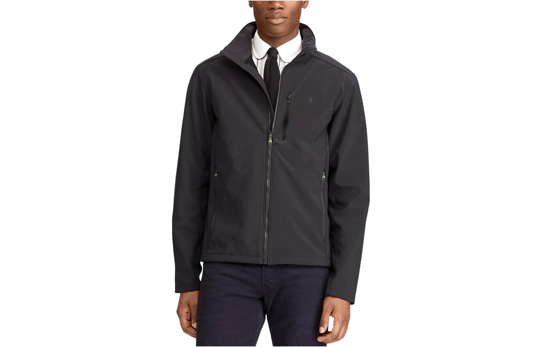 Ralph Lauren Solid Zip-Up Stand Collar Long Sleeve Jacket 3551-10001-0044-001