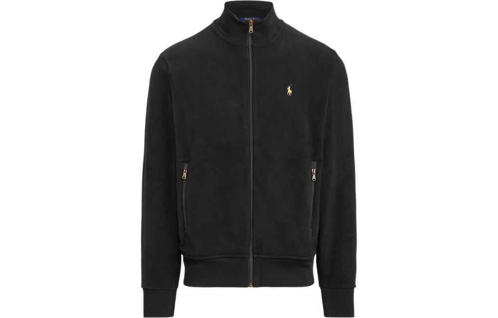 Ralph Lauren SS22 Black Solid Color Stand-Collar Long-Sleeve Jacket MNPOKNI16821813-001